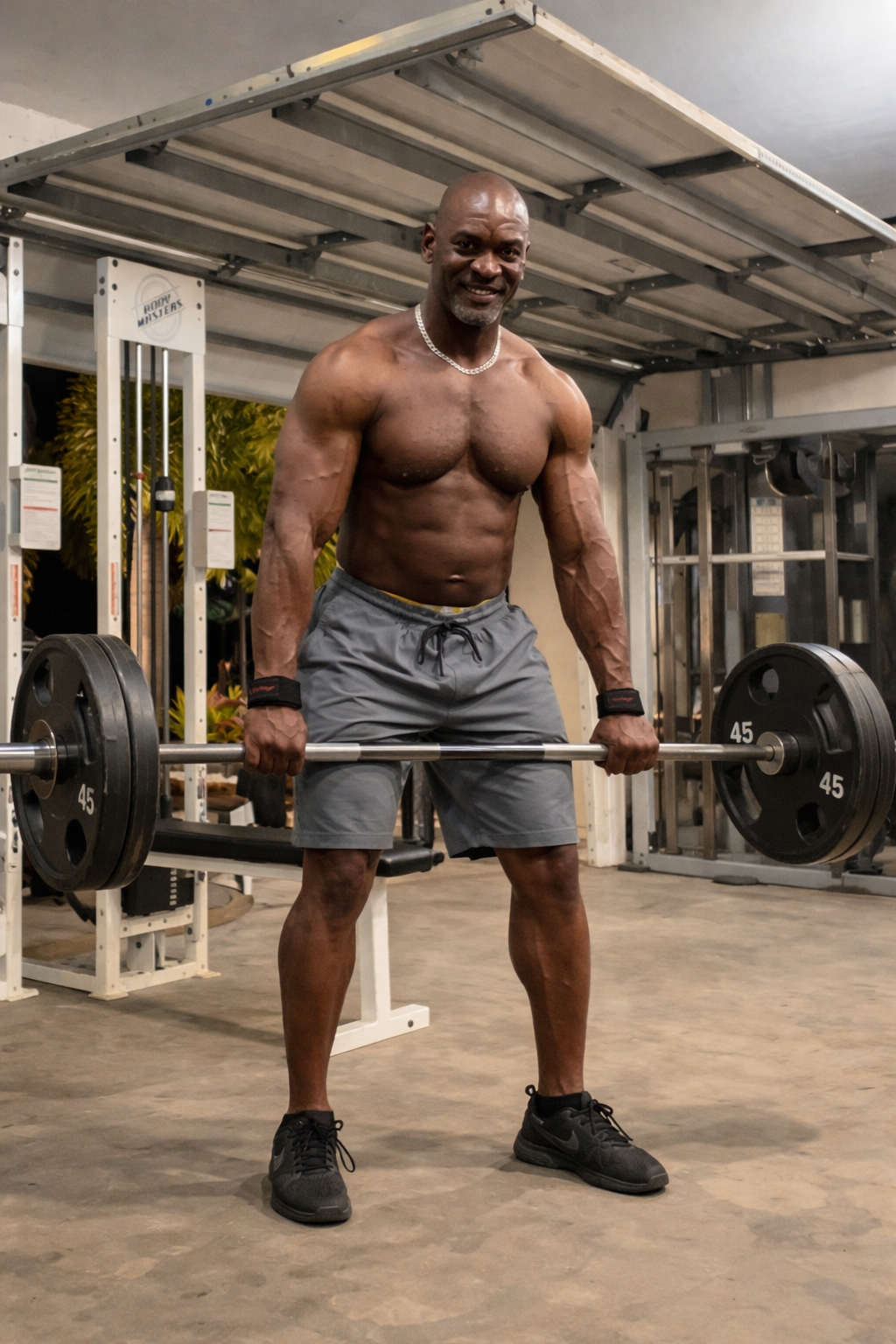 Strength in motion at night